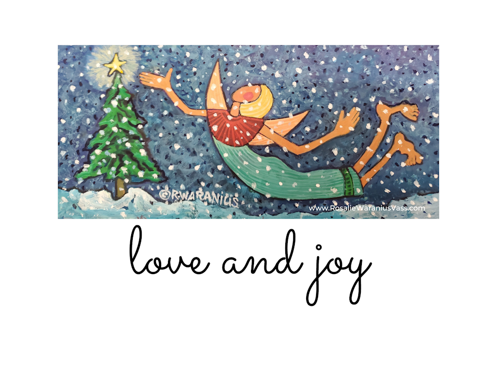 Love And Joy Angel Art | Thistle Hill Studio
