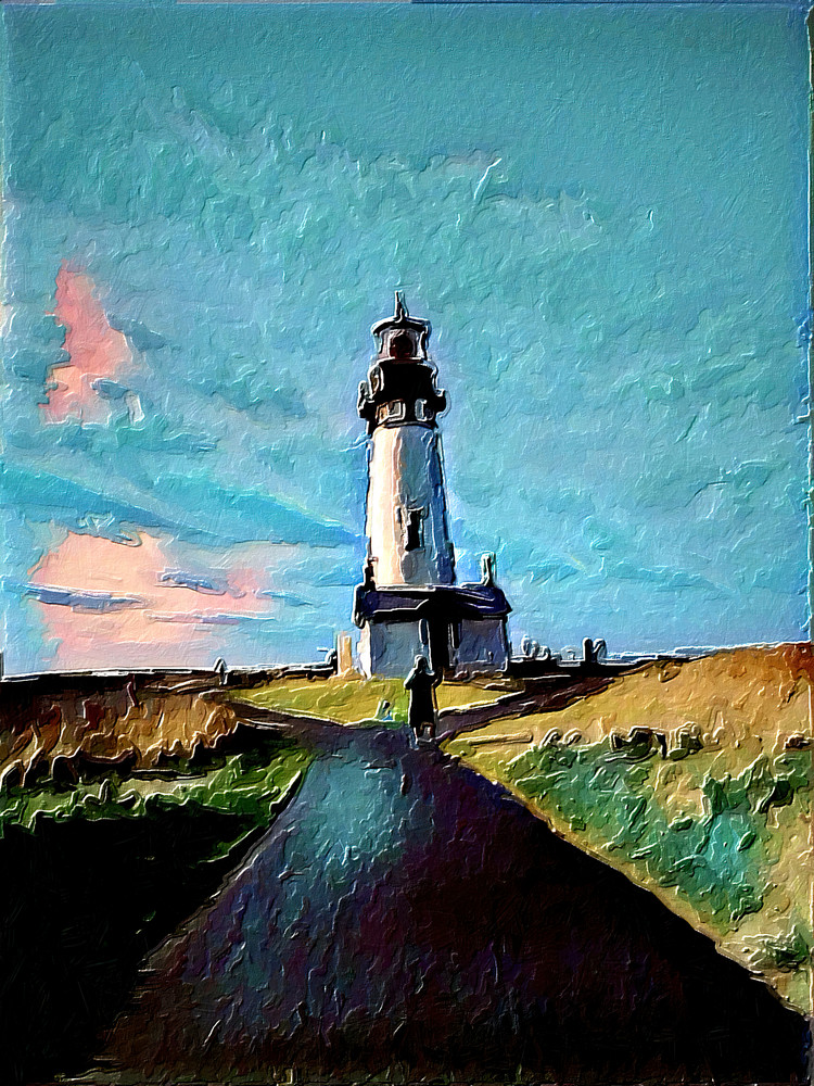 Yaquina Head Lighthouse Art | Paintcrazy Designs by Barbara Steingrobe