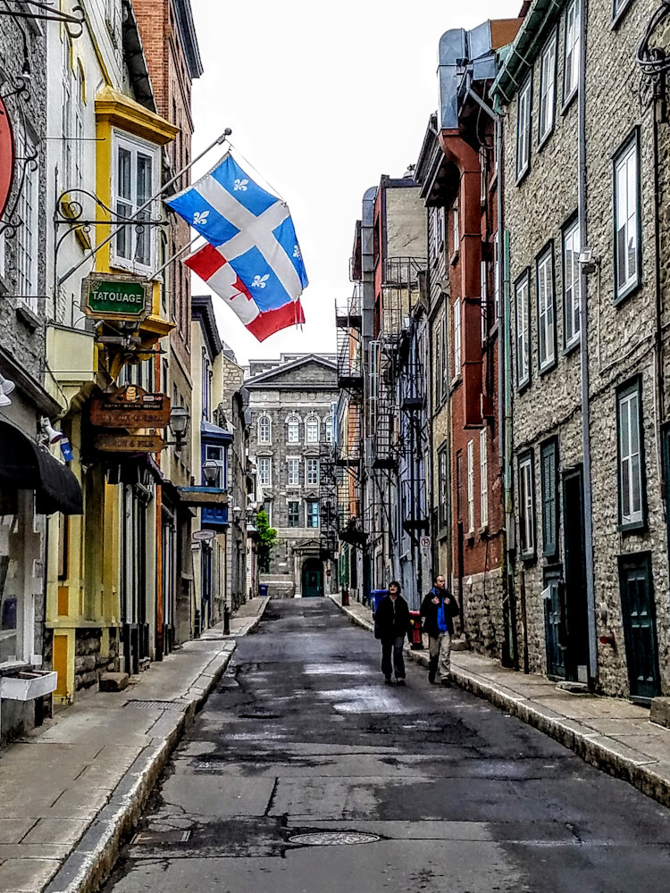 Quiet Street In Old Quebec City, Number One Photography Art | Photoissimo - Fine Art Photography