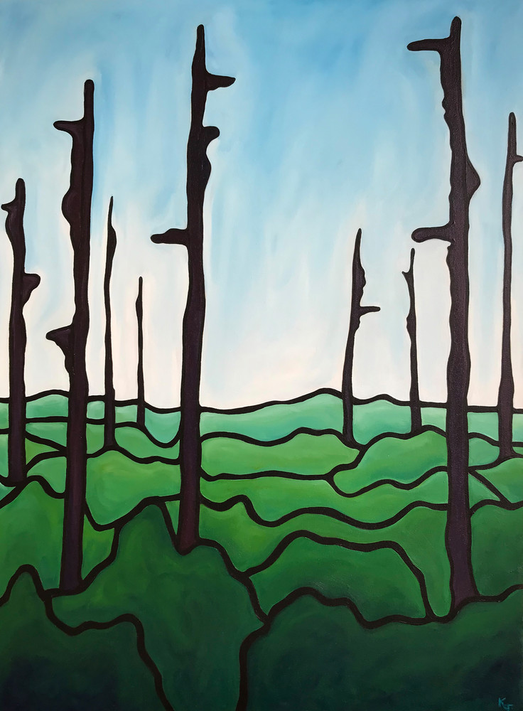 Dead Trees Yukon Art | Tuveson Artworks