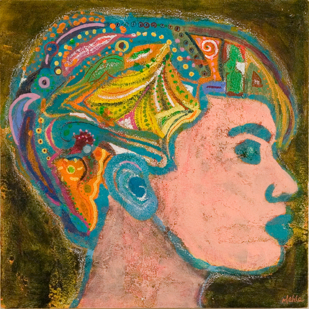 10x10 Brain Creating Art | michelle silverman art
