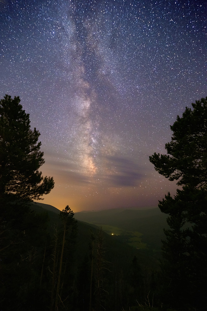 Milky Way Over The Kawuneeche Valley Photography Art | Nicholas Jensen Photography