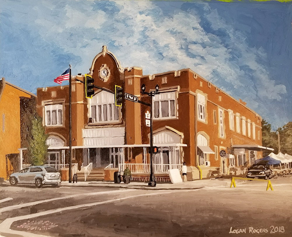 Monroe Township Building, Tipp City, Ohio, 2018 Art | Logan Rogers
