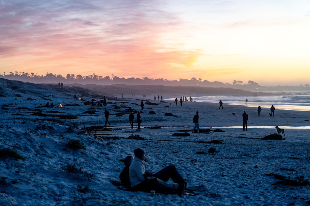 Asilomar State Park Beach On New Years Eve 2 Photography Art | Peter T. Knight Photography