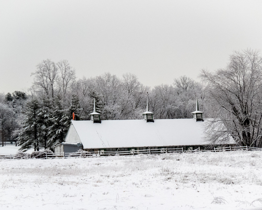 Barn In Winter Photography Art | PS Morahan