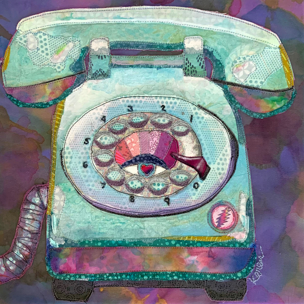 Calling Up Love Art | Karen Payton Art