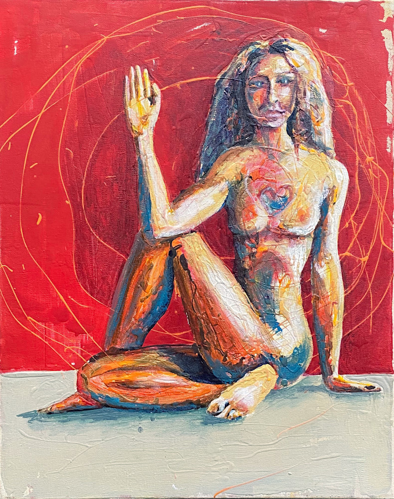 Yoga Girl Art | Maya Krow Art