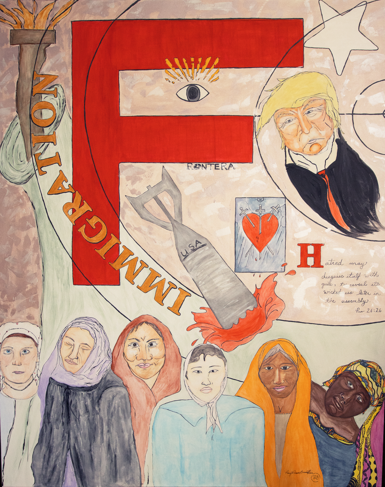 Target Immigration Reform  Yesterday And Today  Art | Penny Ramos-Bennett Art