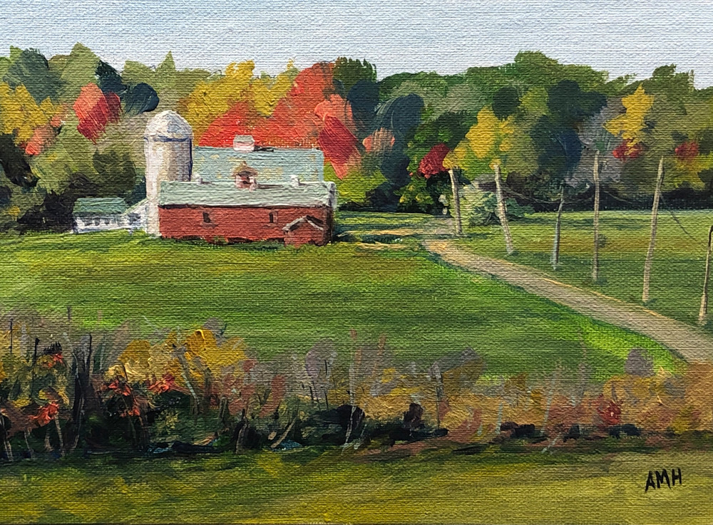 View Of Crystal Brook Farm, Sterling Art | Ann Hershberger Art