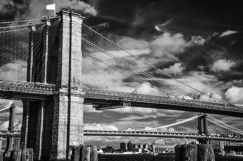 Brooklyn Bridge   Infrared Photography Art | Kathleen Messmer Photography