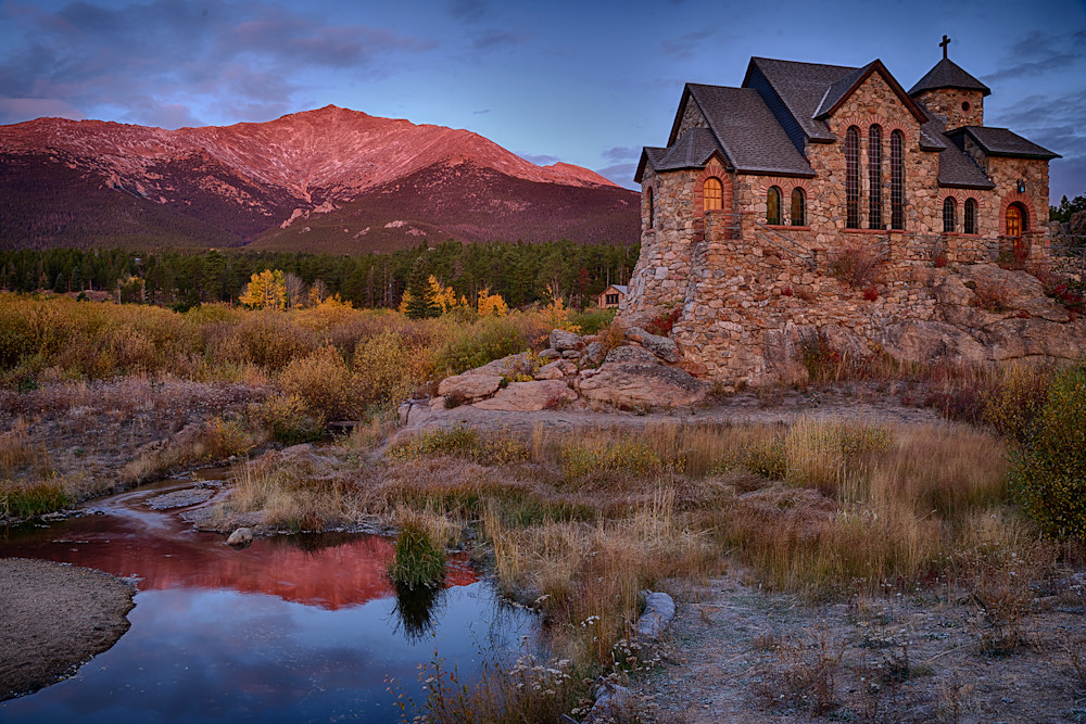 An Autumn Morning At The Chapel On The Rock Photography Art | Nicholas Jensen Photography