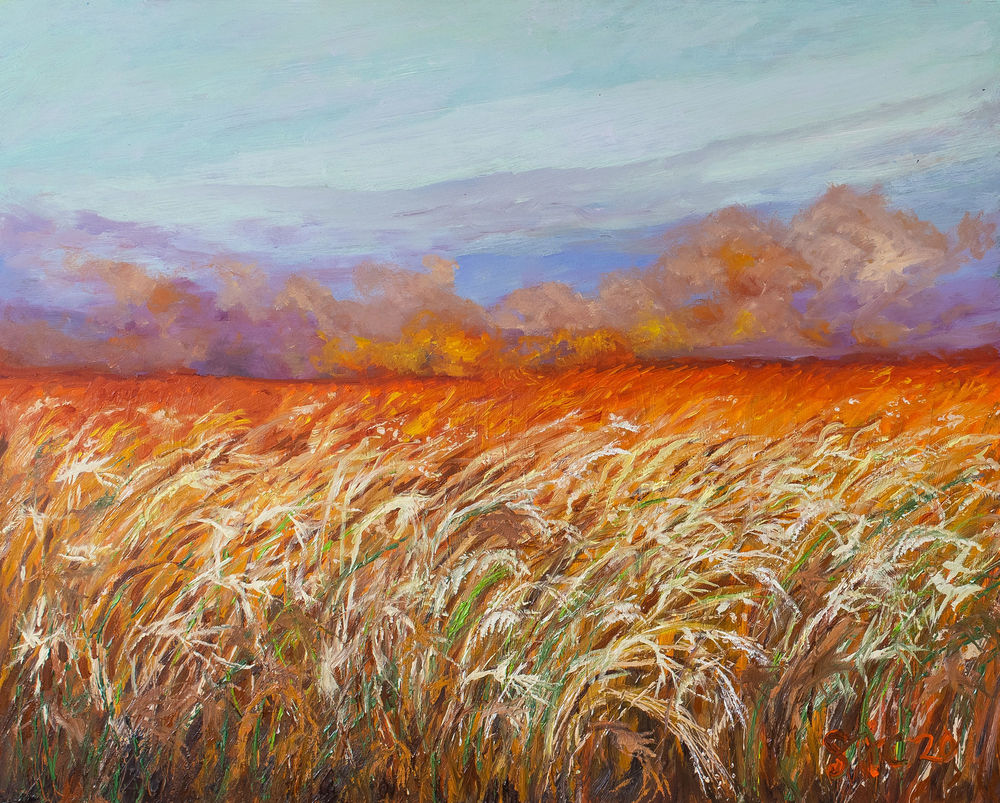 Outer Banks Series #3, Gold Field Art | Lazyriver Gallery