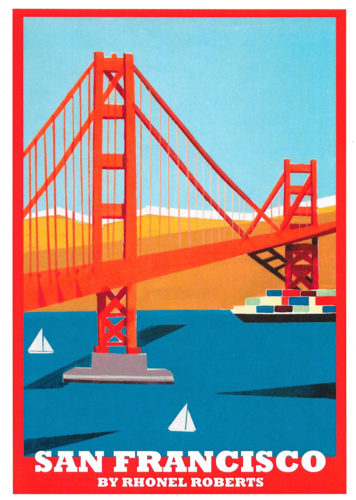 The Golden Gate Bridge Art | The Art of Color Design