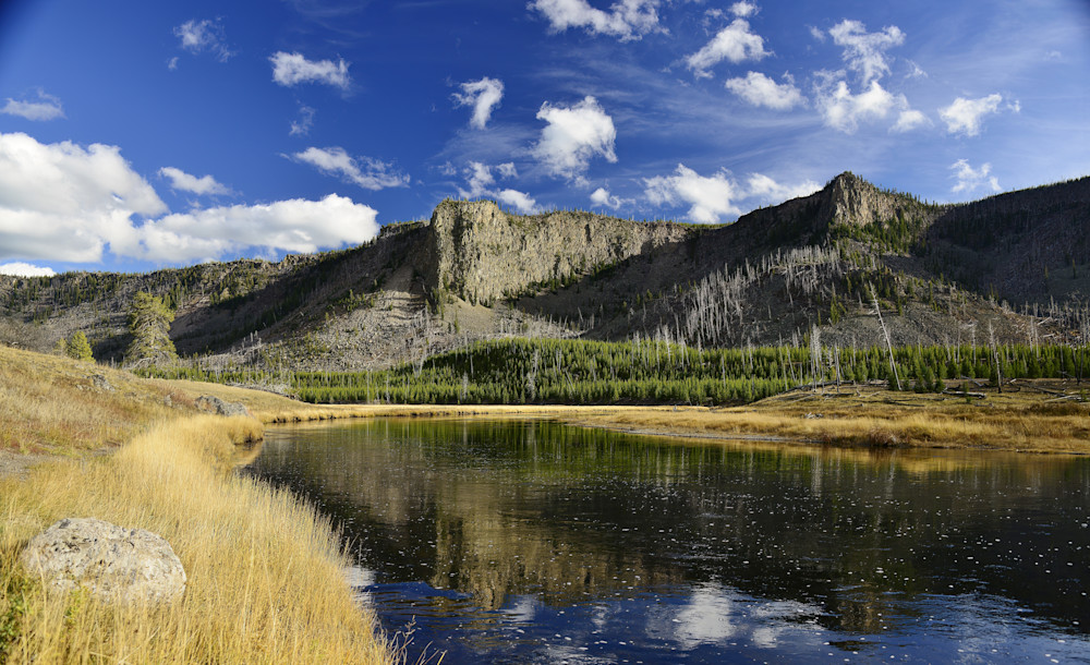 Secret Fishing Spot In Yellowstone On The Madison River 3 Photography Art | Fly Fishing Portraits