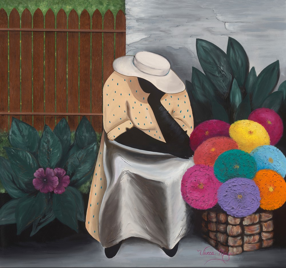 水彩画 Garden sig 売却済