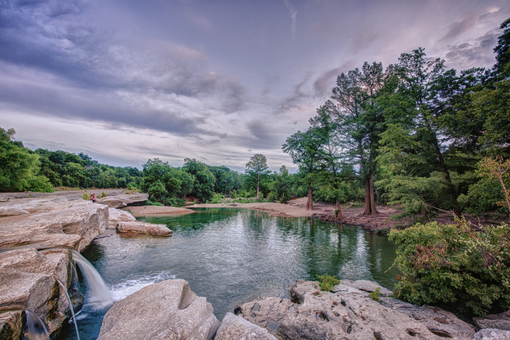 Mc Kinney Falls State Park Lower Falls Photography Art | Greg Daily Photography