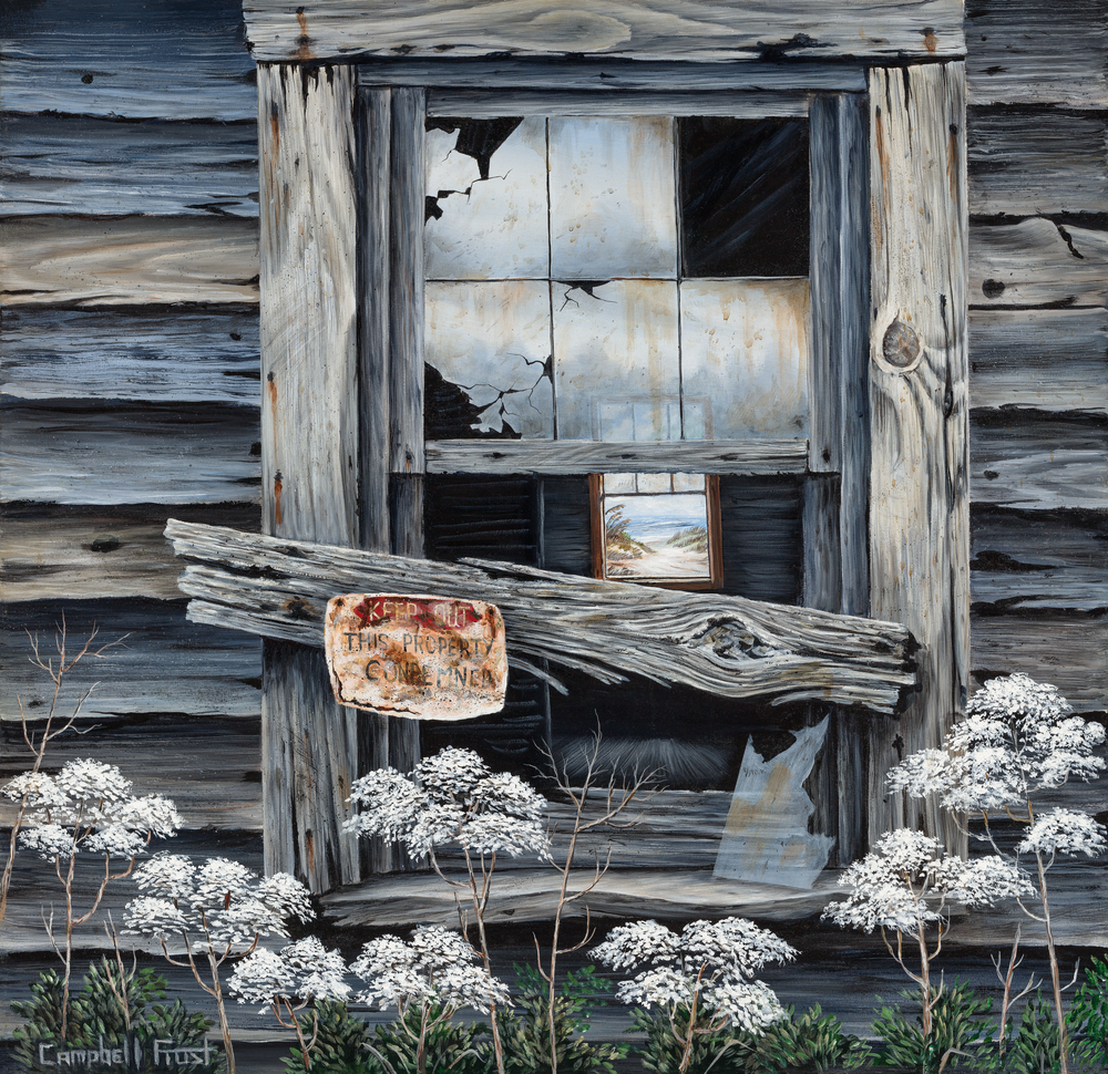 Keep Out, a Painting by Campbell Frost