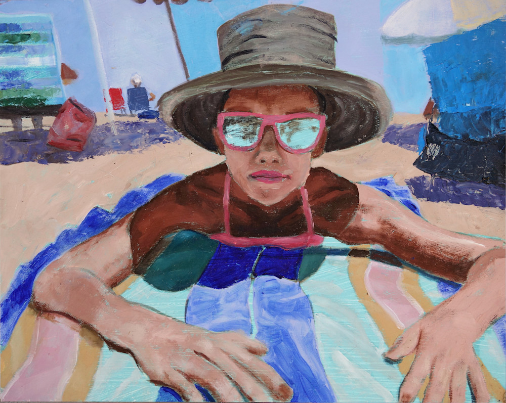 Beach Hat Art | Kris Manzanares Art