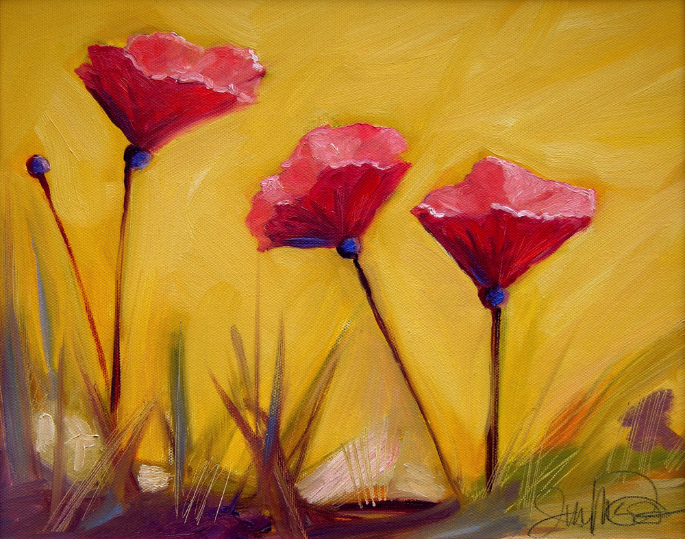 3 Poppys Art | Art By Jimmy D McDonald