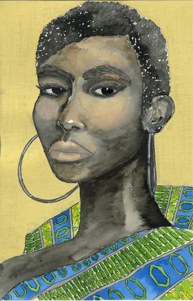 Golden Glamour In African Queen Art | LFB Color Consulting 