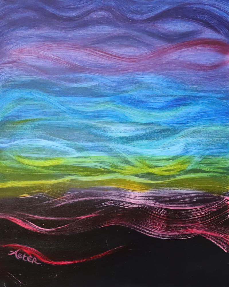 Color Waves Art | Aster's Art