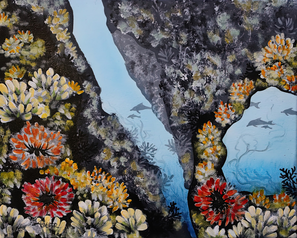 Coral Reef Tunnel Art | Aster's Art
