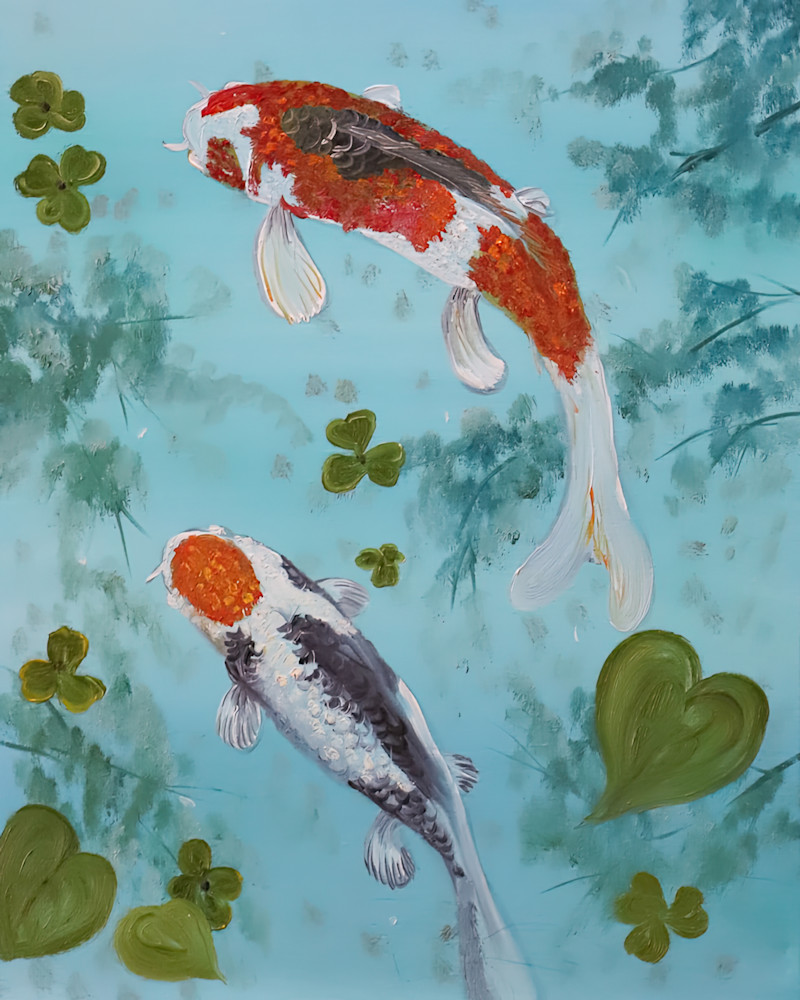 Two Koi Art | Aster's Art