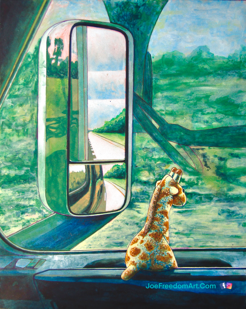 Monkey’s Giraffe (Merch) Art | Joe Freedom Art