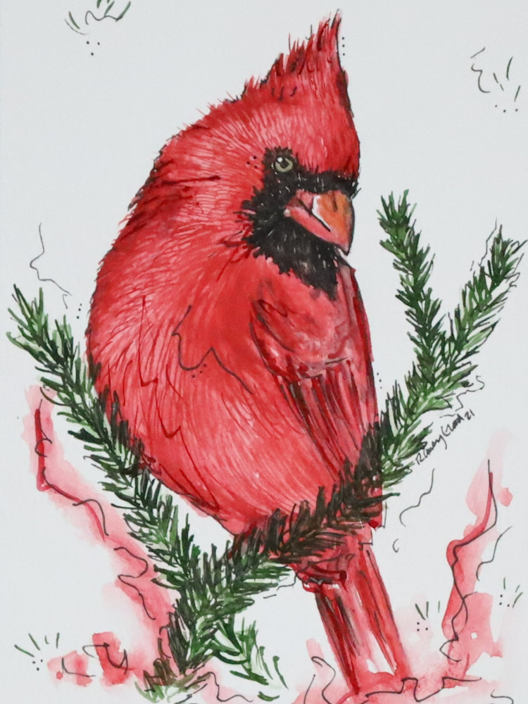 Cardinal Season Art | Art by Raney Good