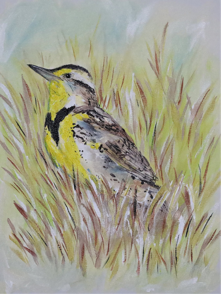 Meadowlark Meadow Art | Art by Raney Good