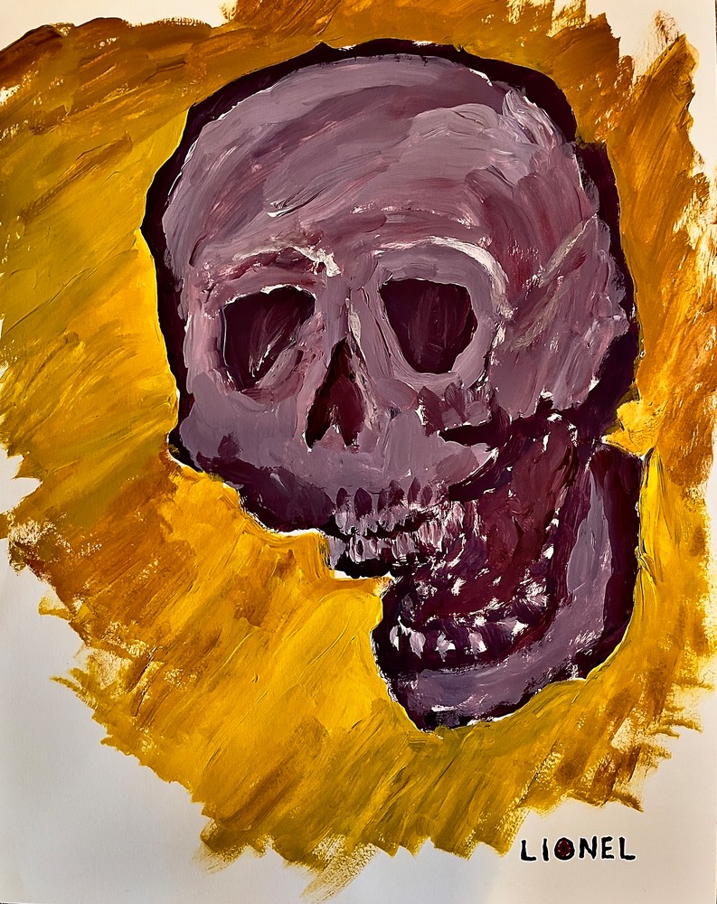 Purple Skull Art | Lionel Lowry IV Fine Art
