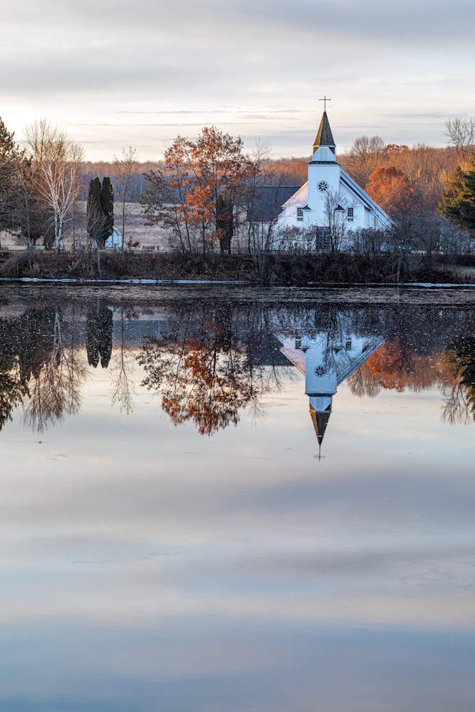 Country church reflections - shop fine art prints | Closer Views