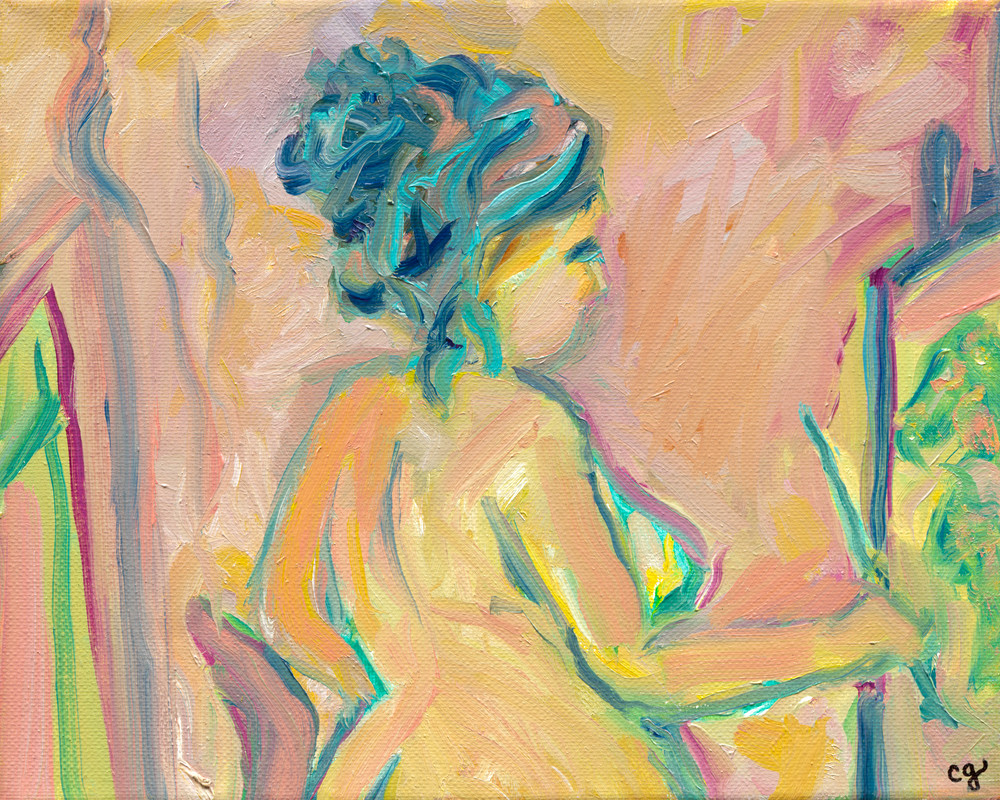 Nude Artist In Her Element Art | Colleen Germain & Lovely Note Co.