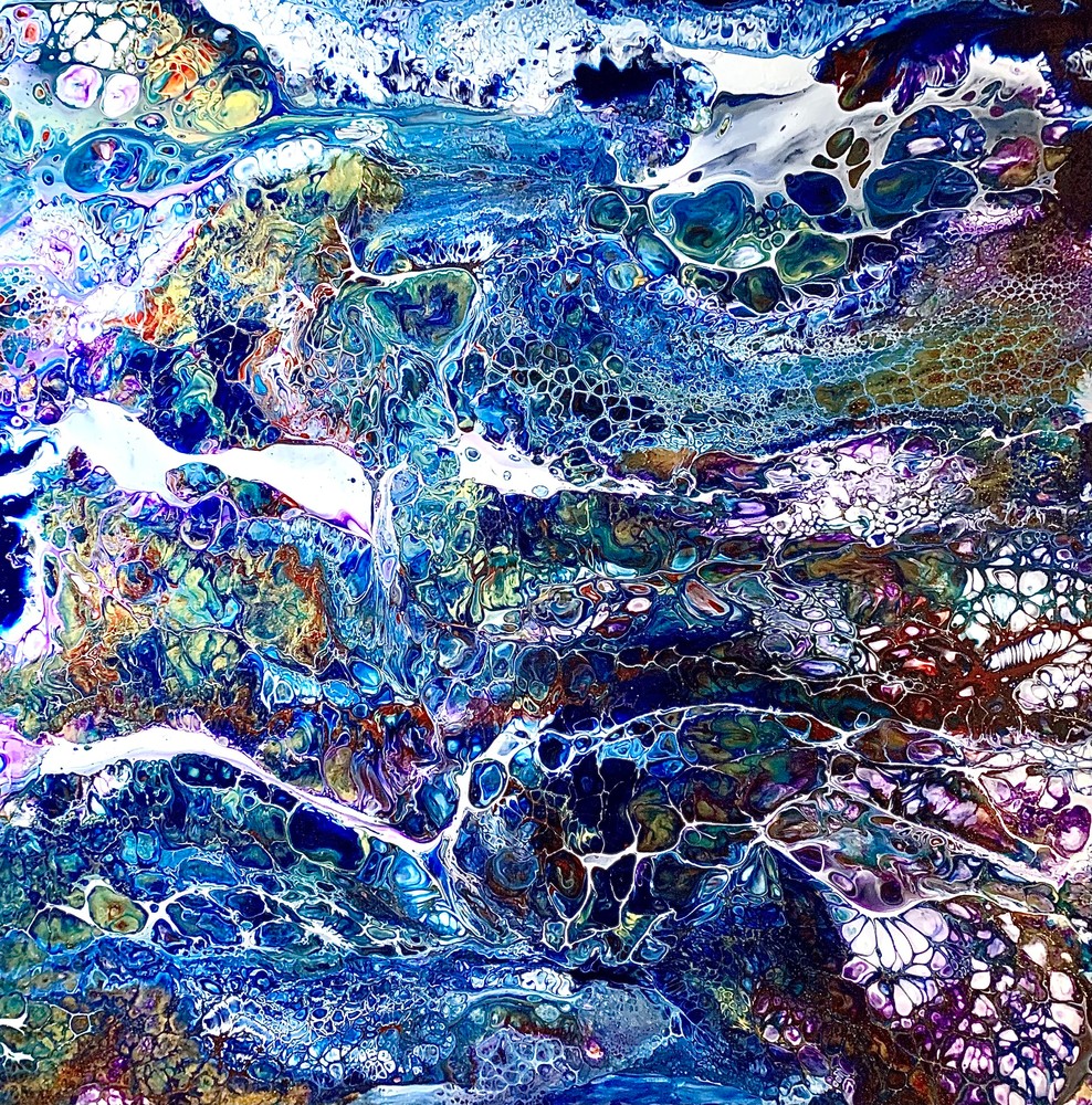 Autumn On The Water Art | deborahhelmfineart.com