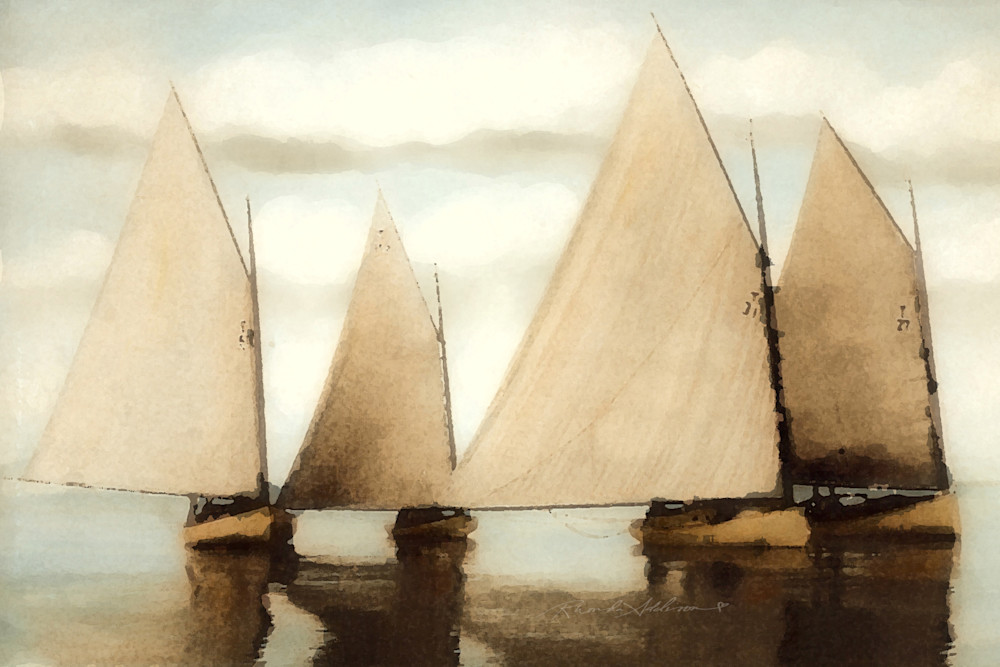 Vintage Sailboats Art