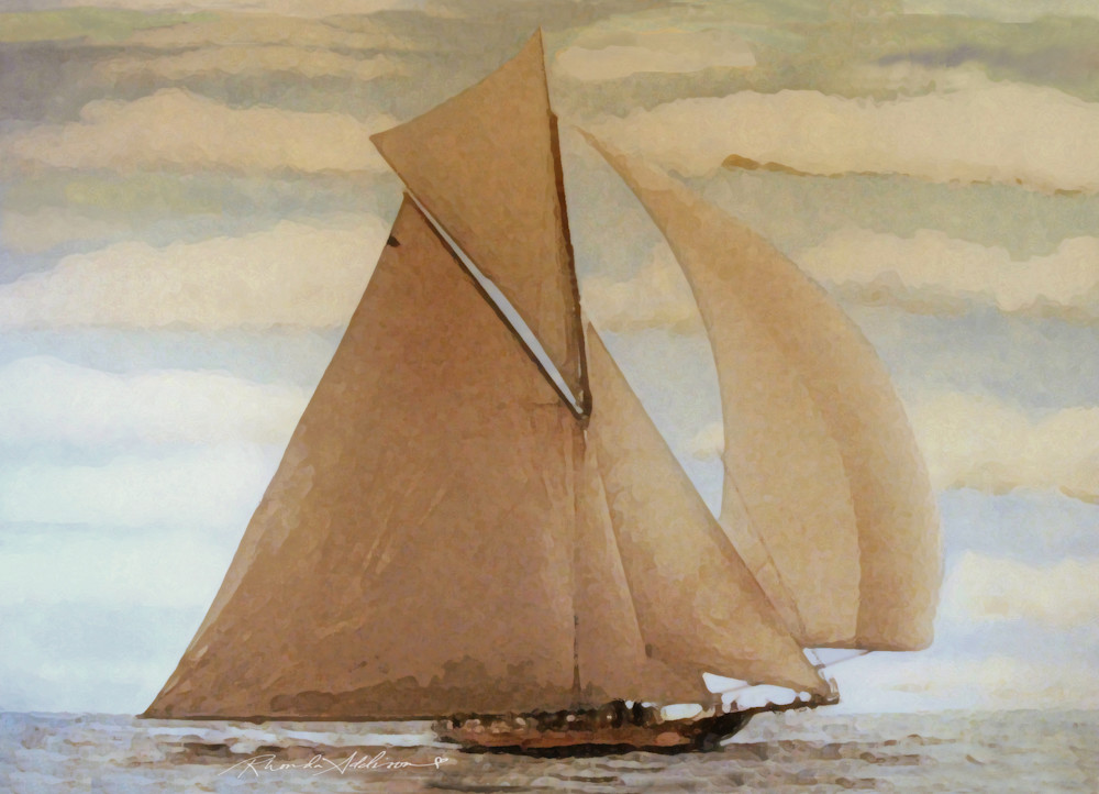 Vintage Sailboat Art