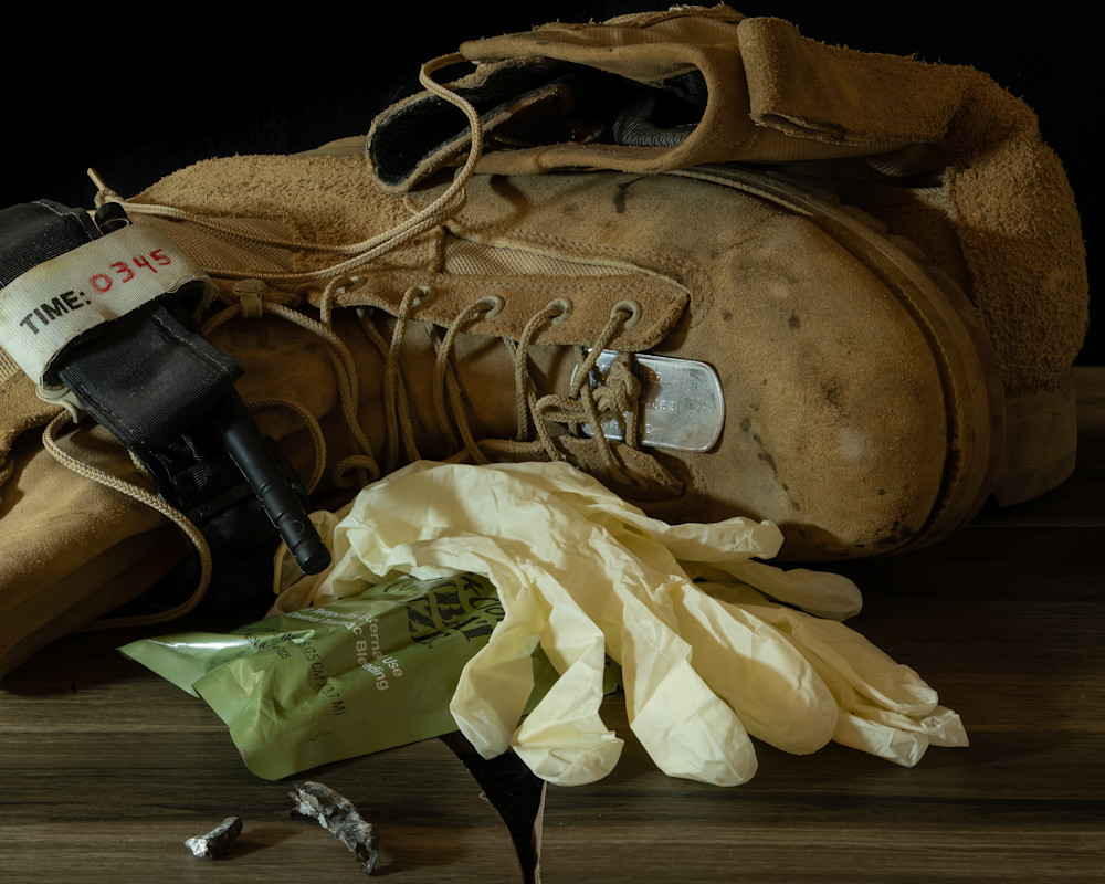 rpgphotography veteran inspired  still life Wounded
