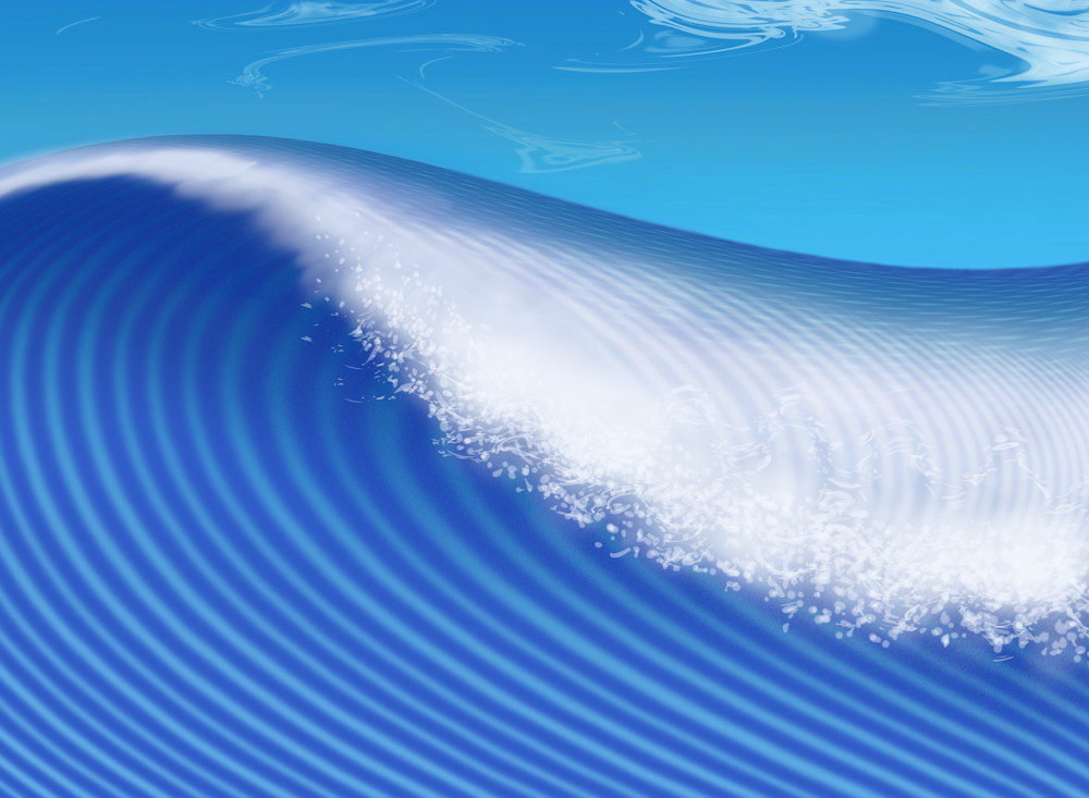 Art Ocean Blue Recovered Copy Art | stevied