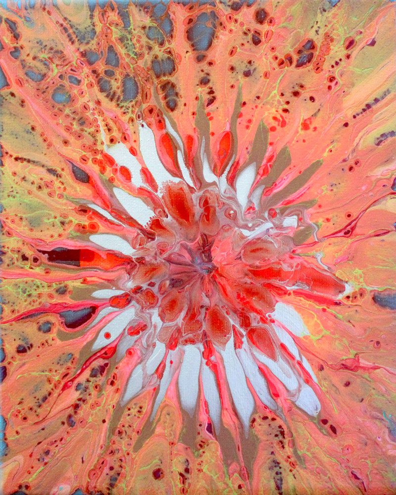 Red Burst No 2 - Fine art reproductions and merchandise