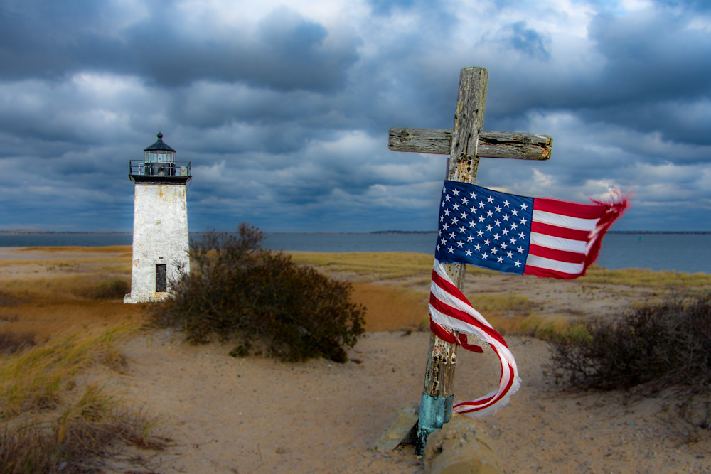 The Darby Memorial At Long Point Light Photography Art | The Colors of Chatham