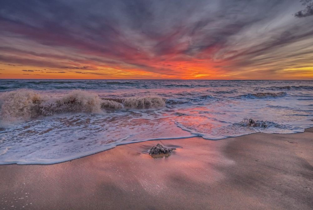South Beach Sand And Sky Art | Michael Blanchard Inspirational Photography - Crossroads Gallery