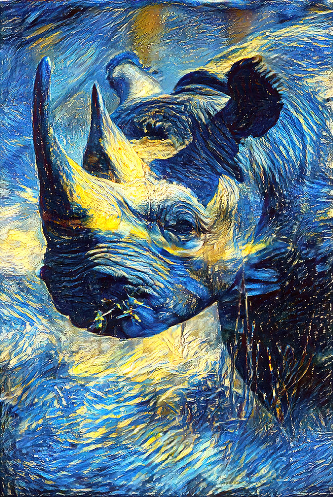 Starry Rhino Art | AI Made Art LLC