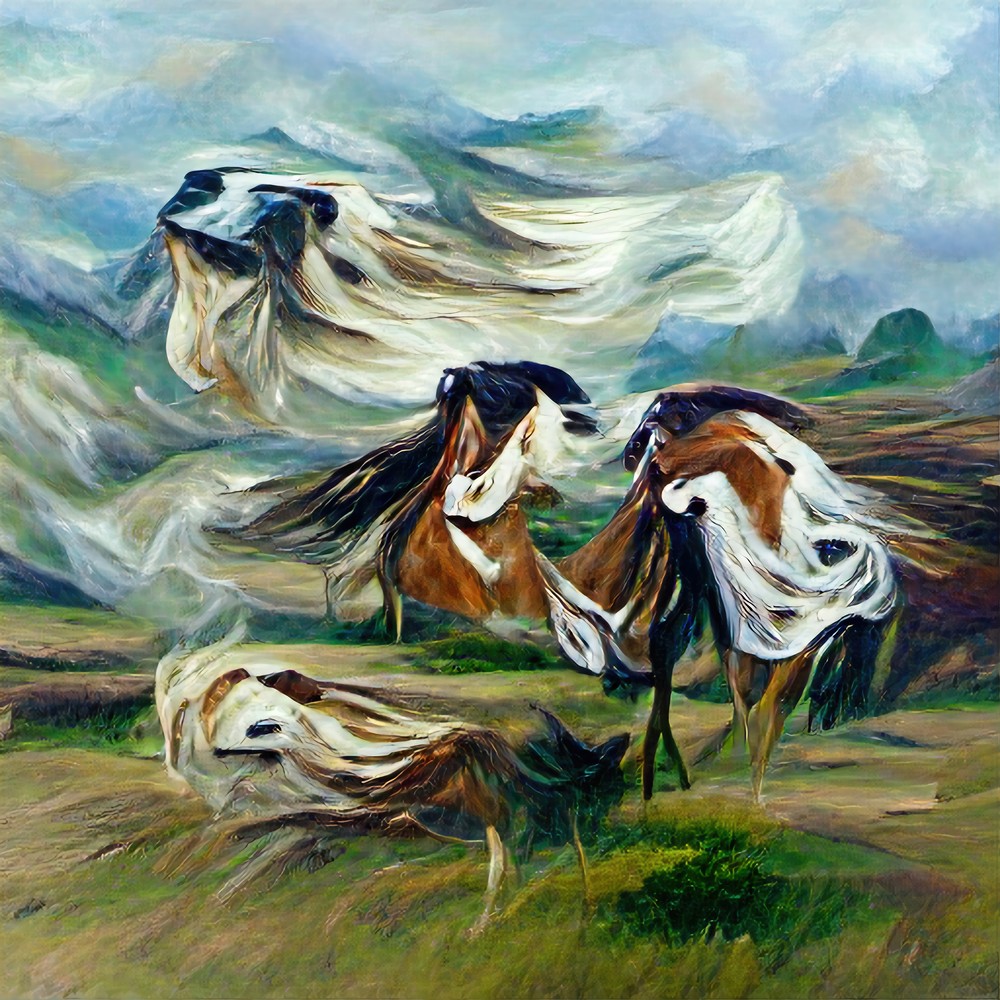 Equus Spirit Bakeitzogie Art | AI Made Art LLC