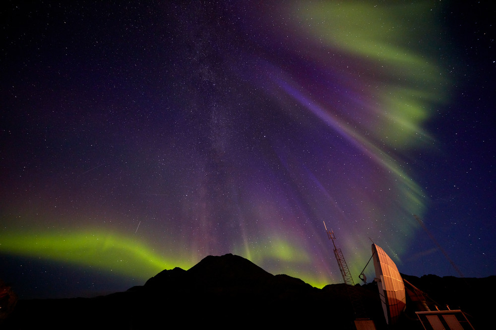Aurora Borealis Near Tasiilaq