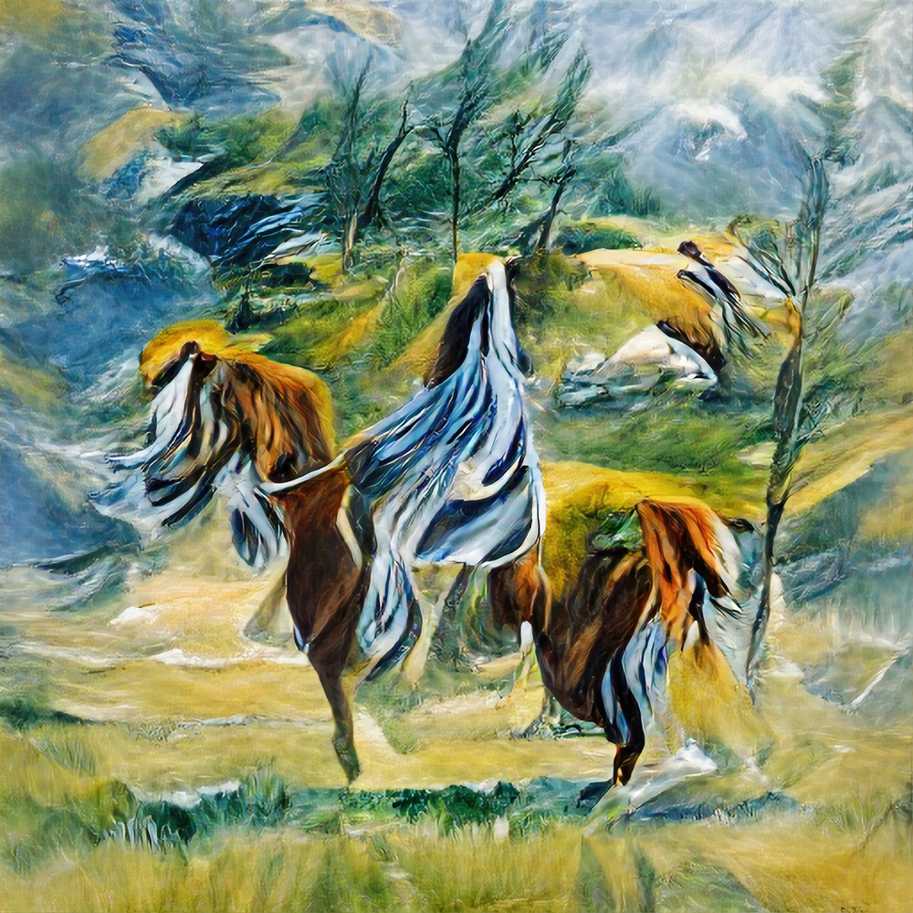 Equus Spirit Massai Art | AI Made Art LLC
