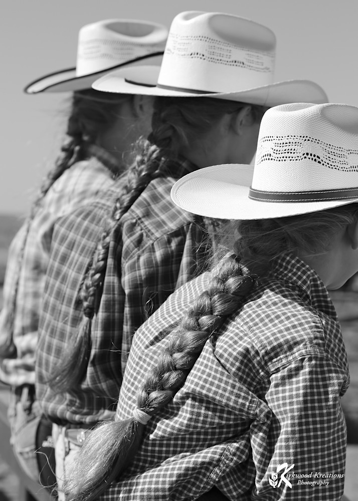 Ponytailed Cowgirls Photography Art | Kirkwood Kreations Photography