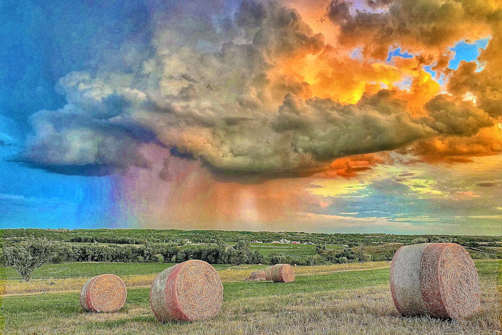 Storm Over Hay Photography Art | Kirkwood Kreations Photography