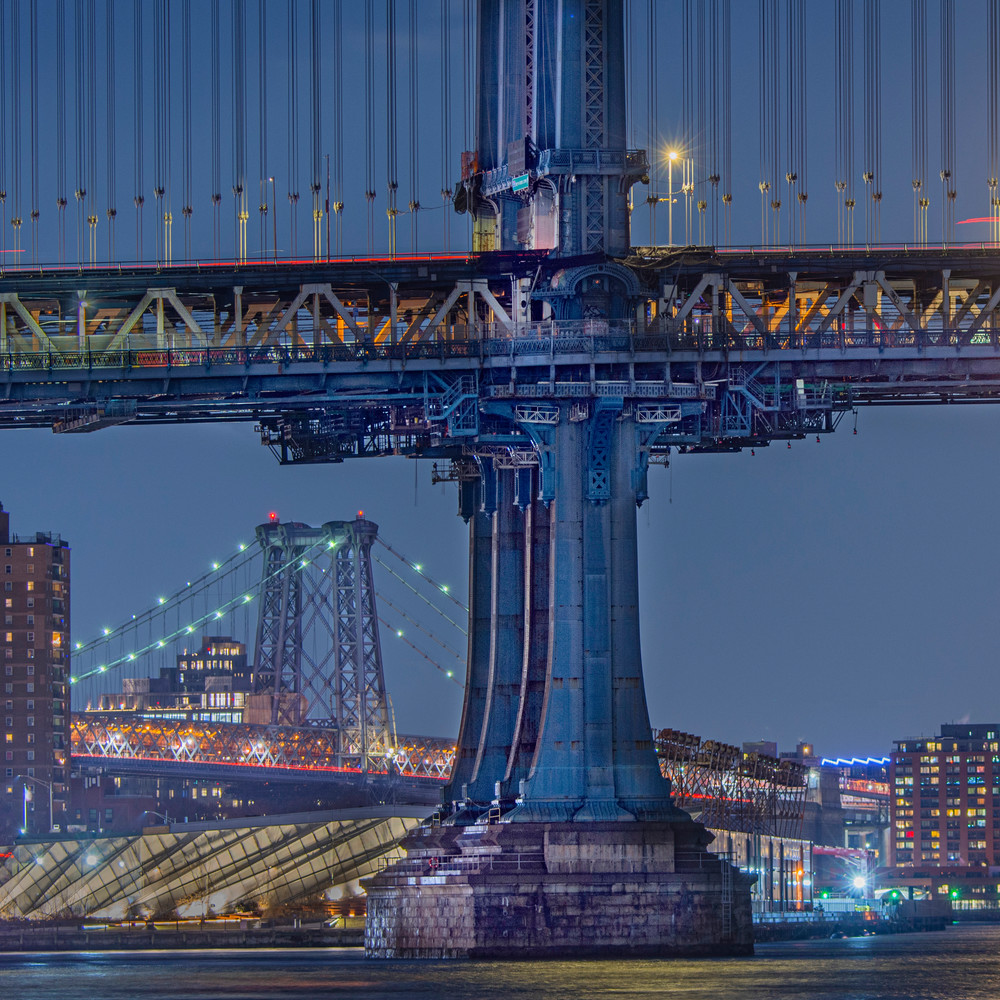 Manhattan Bridge Western Tower Photography Art | Marc Sherman Photography