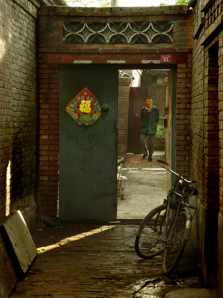 China Man And Doorway Photography Art | SilverTube Productions