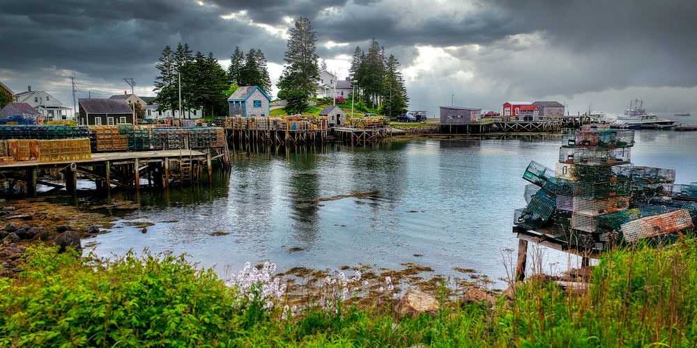 Port Clyde Waterfront  Photography Art | SilverTube Productions